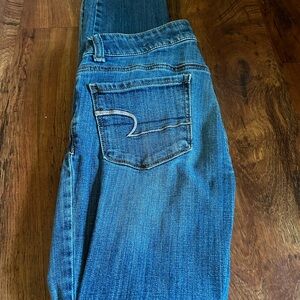 American Eagle Outfitters Straight Leg Blue Jeans